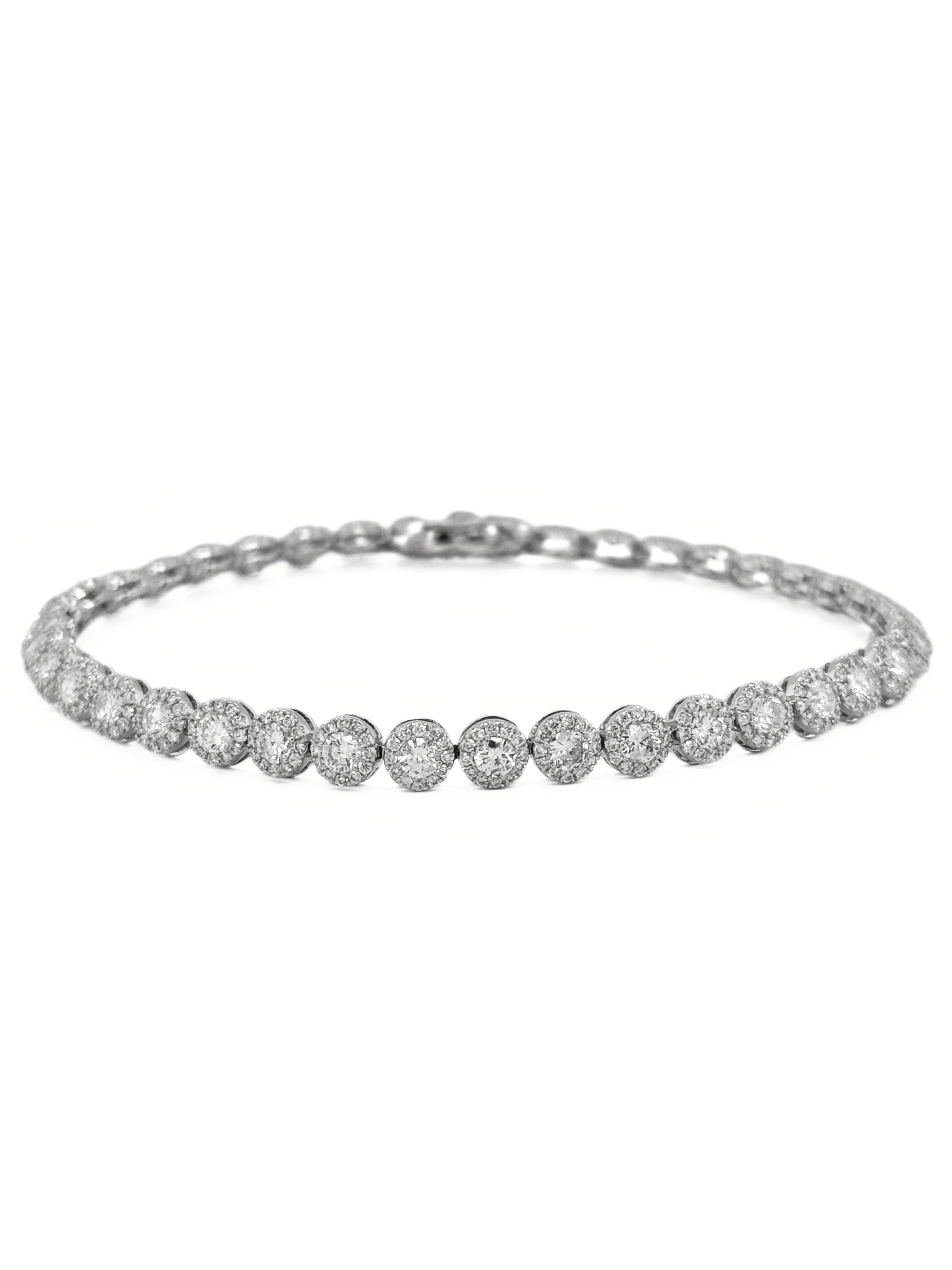 RND-HALO TENNIS BRACELET-113207